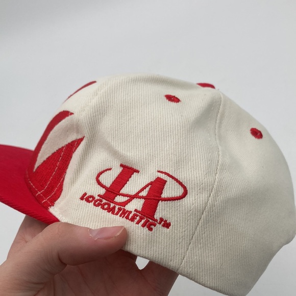 Vintage Logo Athletic Los Angeles Clippers Shark Tooth Hat SnapBack Rare - Picture 6 of 12